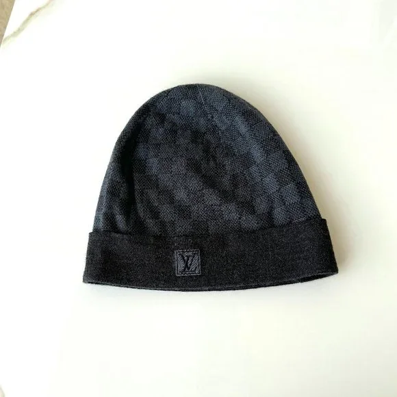 Louis Vuitton Petit Damier (Small Size) Unisex Hat NM Graphite - Picture 3 of 9